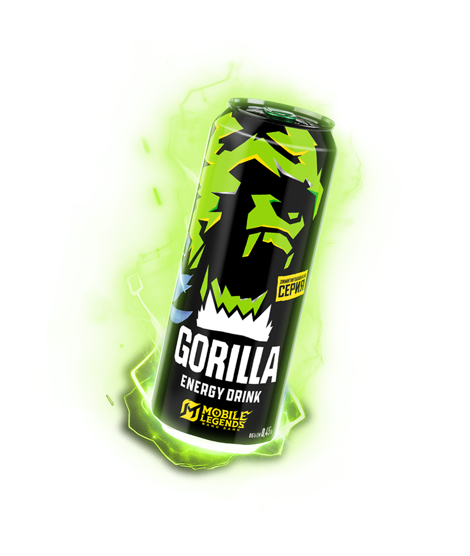 Лимитированная банка Gorilla Energy x MLBB